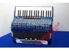 Delicia 37 key 80 bass accordion finished in blue